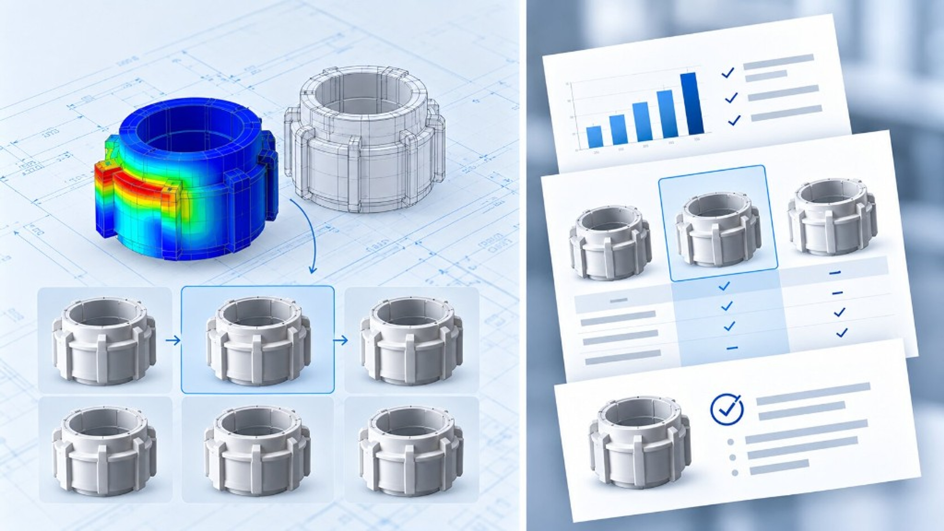 Component analysis, concept down-selection, and design evaluation