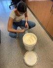 Phase-change material sample preparation